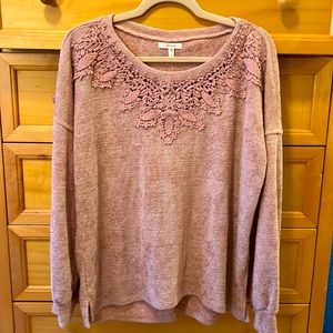 Mauve Sweater. Size Large